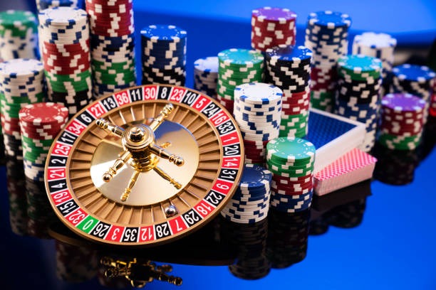 Live-dealer table with professional croupier and multi-camera setup